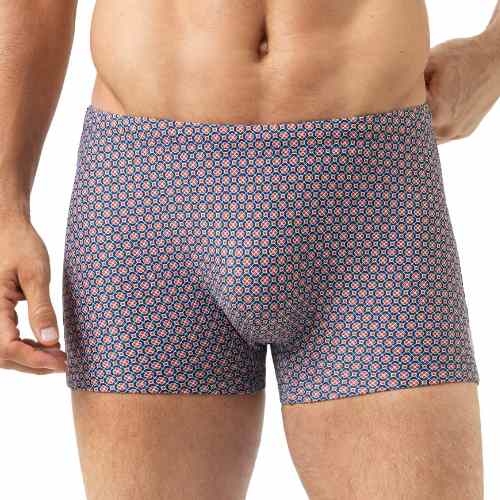 Mey Heren Geo Blossom blauw/rood zwemboxer