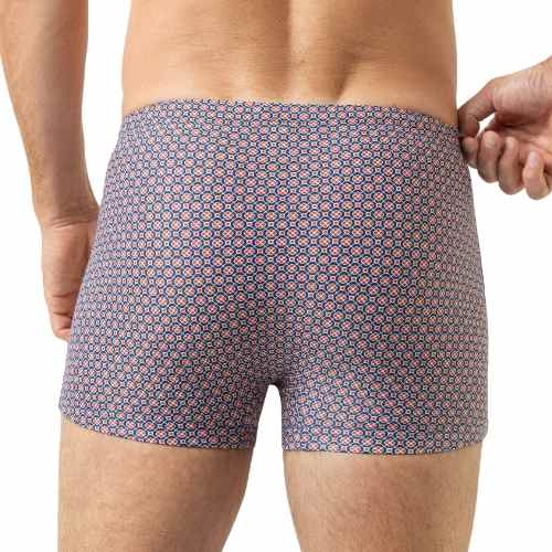 Mey Heren Geo Blossom blauw/rood zwemboxer
