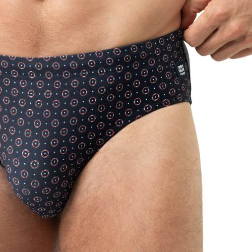 Mey Heren Survival Circle marine blauw zwemslip