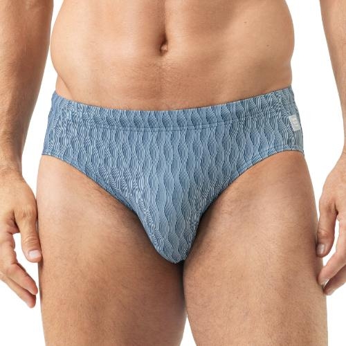 Mey Heren Wave Swing blauw zwemslip