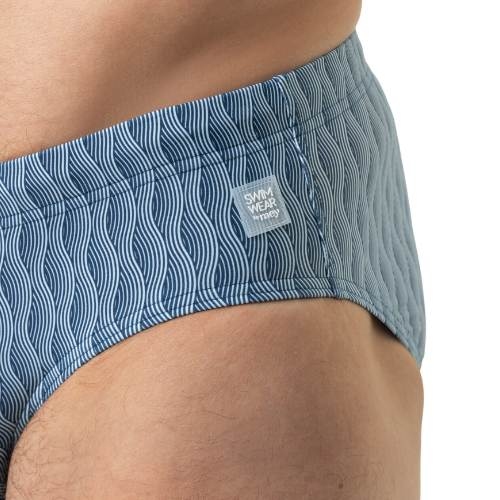 Mey Heren Wave Swing blauw zwemslip