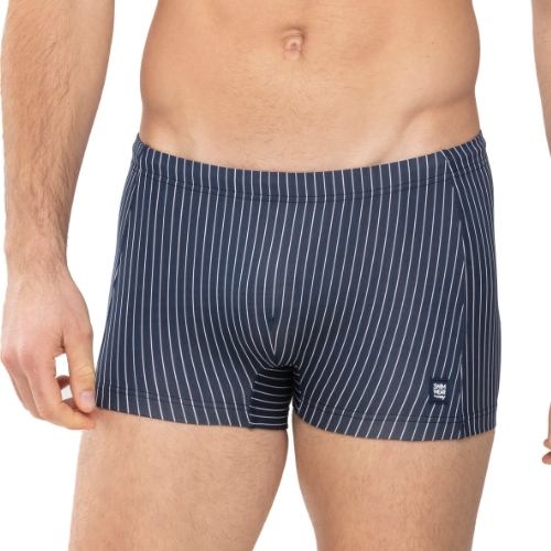 Mey Heren Saint Louis marine blauw zwemboxer