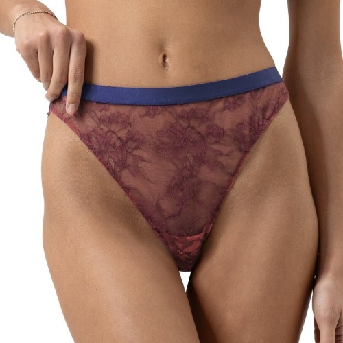 Mey Lingerie Poetry Style blauw/rood string