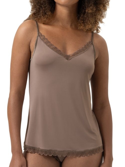 Mey Lingerie Poetry Temptation bruin spaghetti top