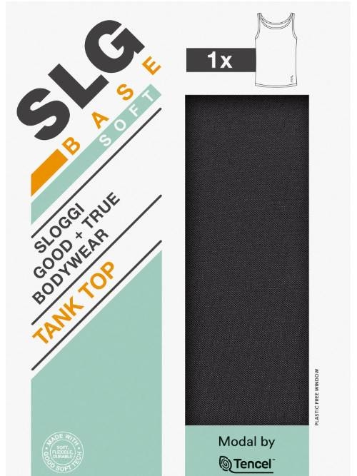 Sloggi Men SLG Base Soft zwart heren hemd