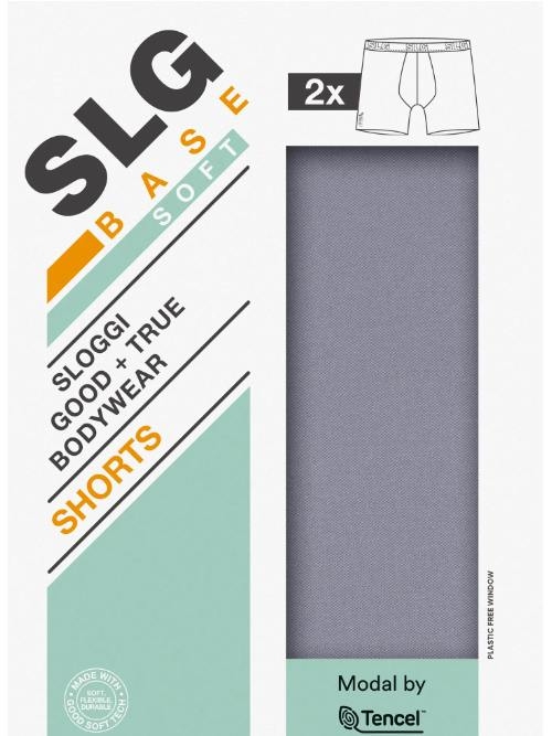 Sloggi Men SLG Base Soft grijs modal boxershort