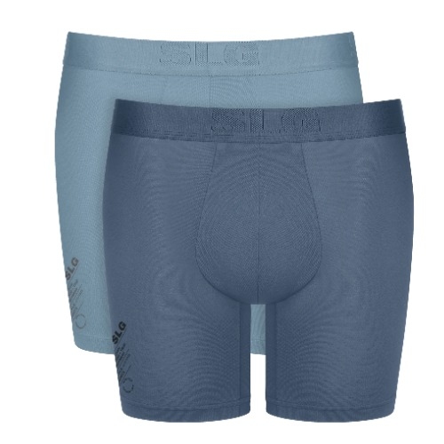 Sloggi Men SLG Base Soft blauw modal boxershort