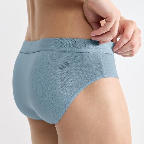 Sloggi Men SLG Base Soft blauw heren slip