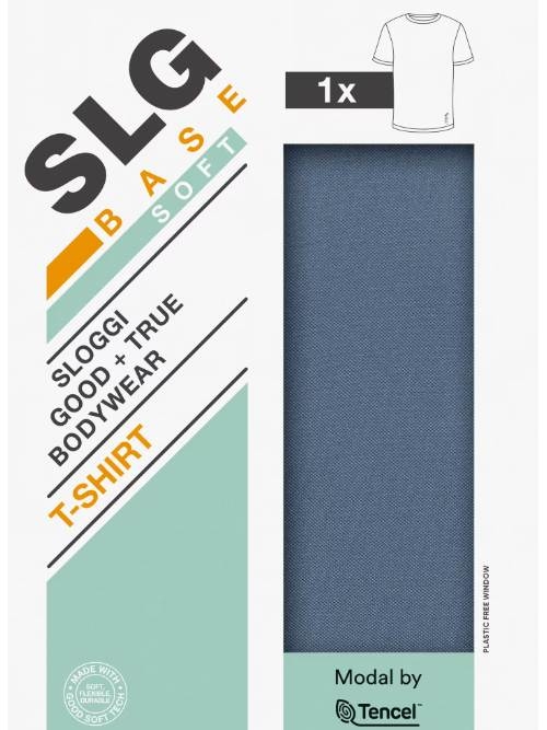 Sloggi Men SLG Base Soft blauw shirt