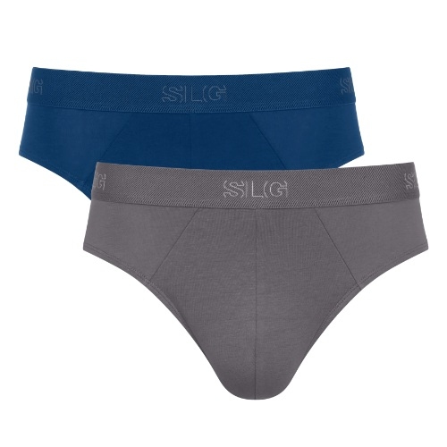 Sloggi Men SLG Base grijs/blauw heren slip