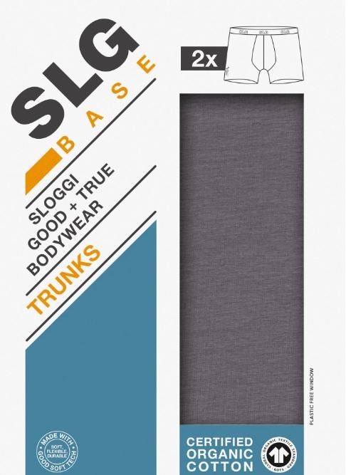 Sloggi Men SLG Base grijs katoenen trunk