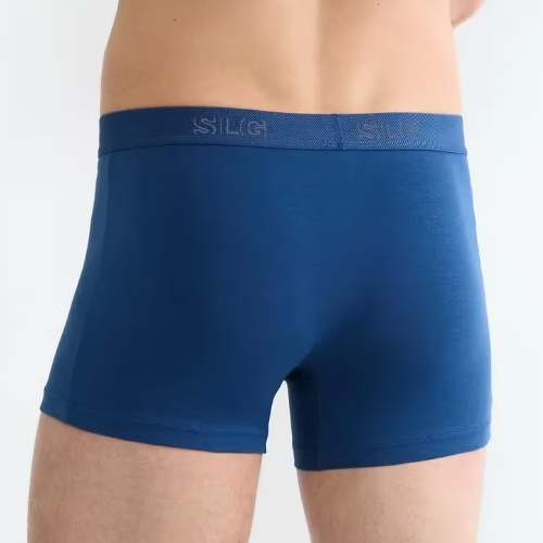Sloggi Men SLG Base grijs/blauw katoenen trunk