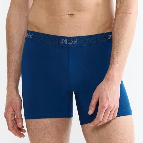 Sloggi Men SLG Base grijs/blauw katoenen boxershort