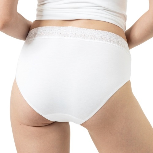 Mey Lingerie Modal Lace wit high brief