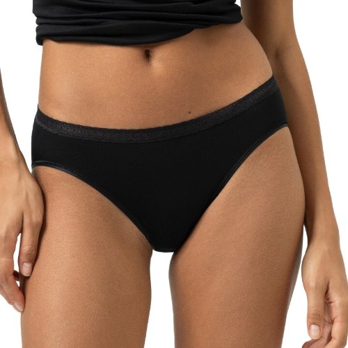 Mey Lingerie Modal Lace zwart slip