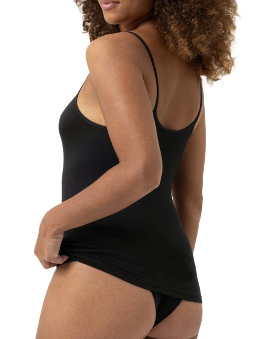 Mey Lingerie Modal Pure zwart spaghetti top