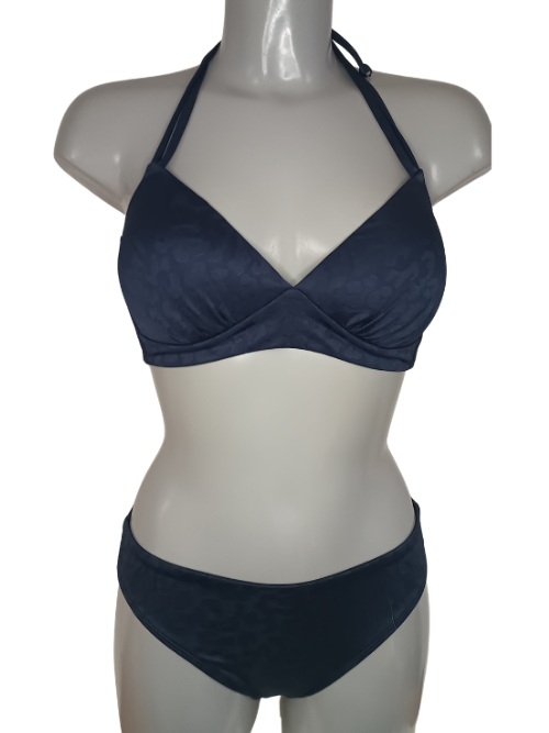 Bomain Palma marine blauw/print bikini set