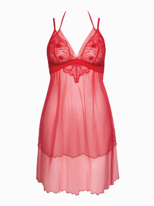 Lisca Miracle rood slipdress