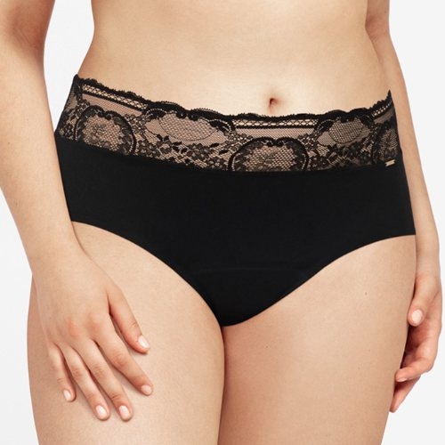 Chantelle Period Panty Essential zwart menstruatieslip