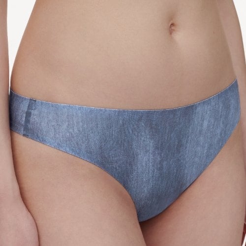 Chantelle SoftStretch blauw/print string