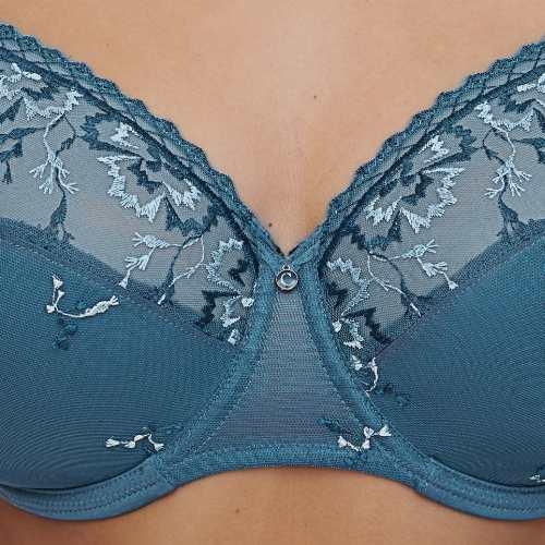 Chantelle Every Curve jeans blauw niet voorgevormde bh