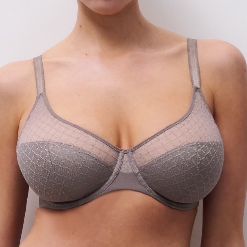 Chantelle Norah Chic taupe niet voorgevormde bh