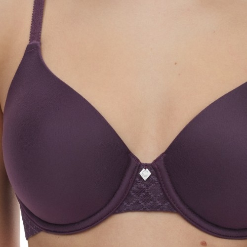 Chantelle Norah Chic aubergine voorgevormde bh