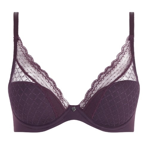 Chantelle Norah Chic aubergine voorgevormde bh