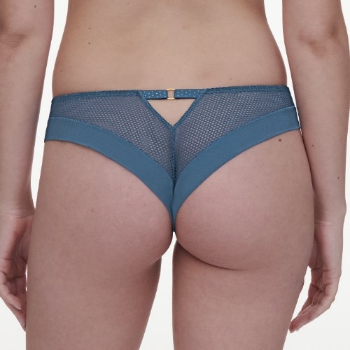 Chantelle Fleurs Signature jeans blauw slip