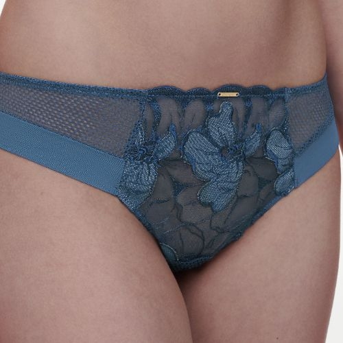 Chantelle Fleurs Signature jeans blauw slip