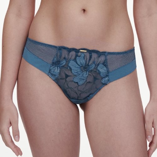 Chantelle Fleurs Signature jeans blauw slip