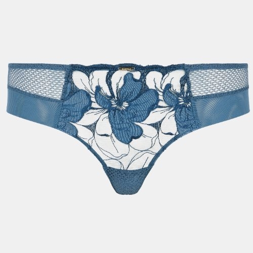 Chantelle Fleurs Signature jeans blauw short