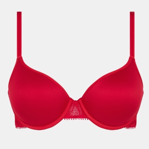 Chantelle Day to Night poppy red voorgevormde bh
