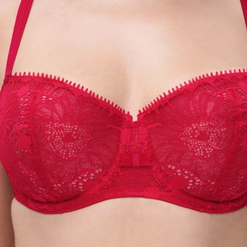 Chantelle Day to Night poppy red niet voorgevormde bh