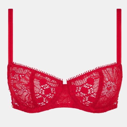 Chantelle Day to Night poppy red niet voorgevormde bh