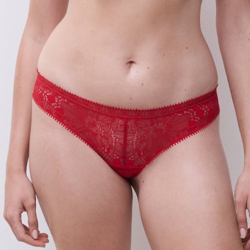 Chantelle Day to Night poppy red string