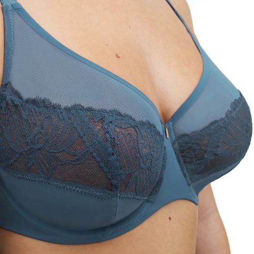 Chantelle Orangerie Dream jeans blauw niet voorgevormde bh