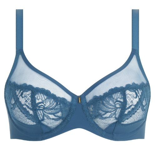 Chantelle Orangerie Dream jeans blauw niet voorgevormde bh
