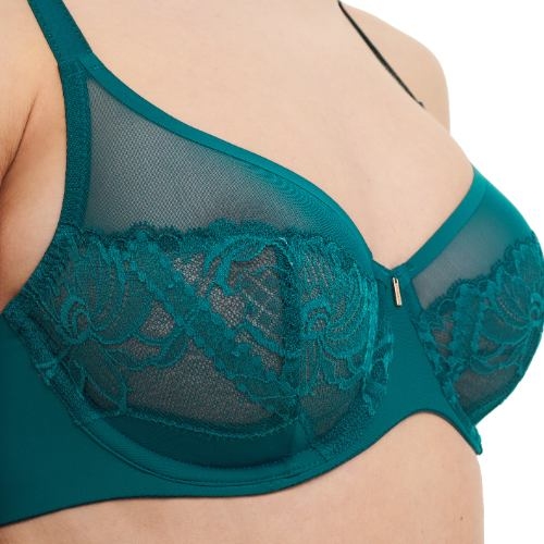 Chantelle Orangerie Dream groen niet voorgevormde bh
