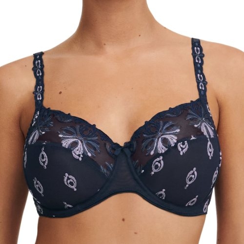 Chantelle Champ Elysees marine blauw niet voorgevormde bh