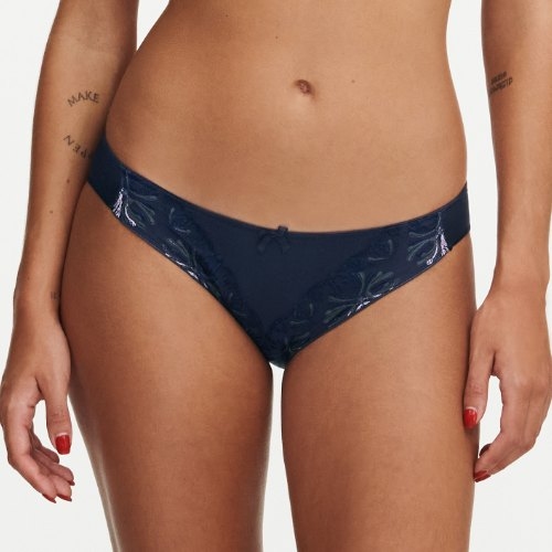 Chantelle Champ Elysees marine blauw slip