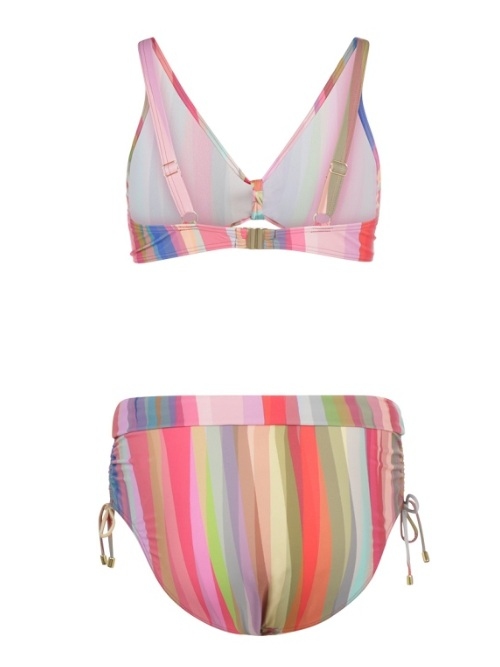 Mila Rainbow multicolor bikini set