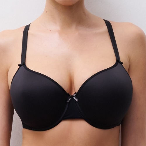 Chantelle Basic Invisible zwart voorgevormde bh