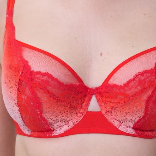 Chantelle Crush rood niet voorgevormde bh