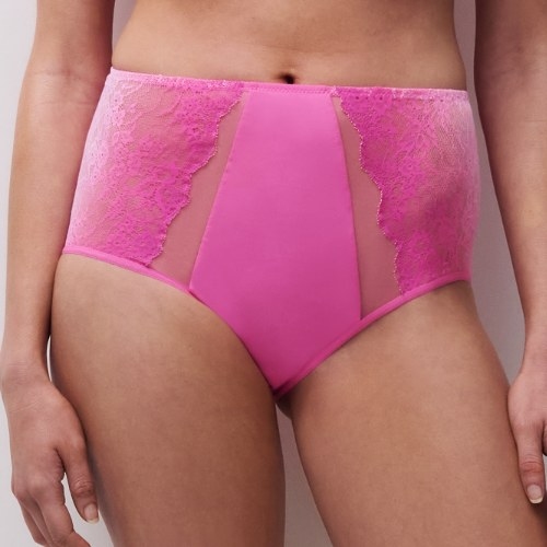 Chantelle Crush roze high brief
