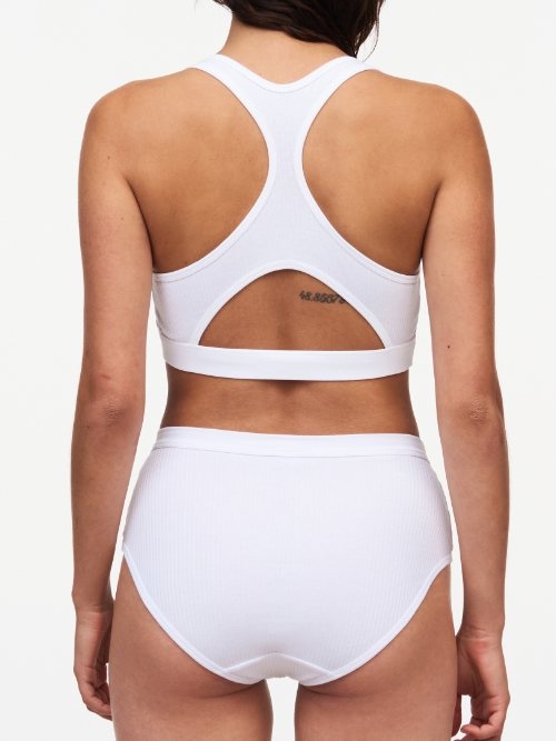 Chantelle Cotton Comfort wit wireless bh