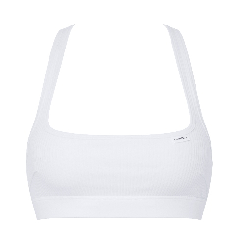 Chantelle Cotton Comfort wit wireless bh