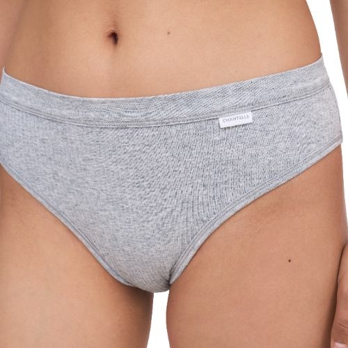 Chantelle Cotton Comfort grijs slip