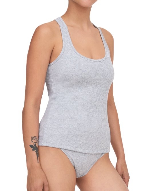 Chantelle Cotton Comfort grijs slip