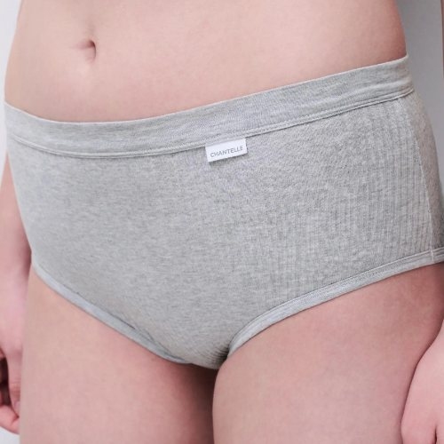 Chantelle Cotton Comfort grijs high brief